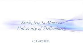 Vidéo Témoignage des Participants MBA de l'Université de Stellenbosch