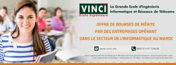 L'école supérieure VINCI: offre de bourses de mérite rentrée 2014/2015