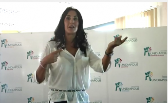 Nahed RACHAD à l'Université Mundiapolis à Casablanca pour sa 2ème conférence