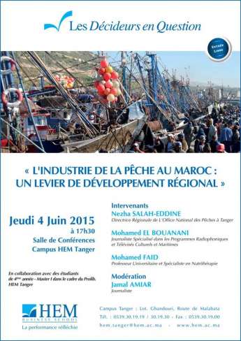 HEM - Décideurs en Question : L'industrie de la pêche au Maroc : un levier de développement régional à HEM Tanger