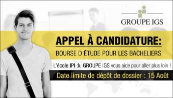 Appel à candidature :Bourses d'études pour les bacheliers !