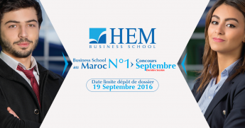 HEM - Inscriptions ouvertes 1ère année - Dernière session Septembre 2016