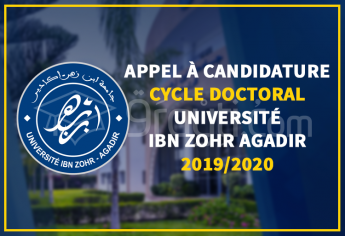 Appel à candidature au cycle doctoral à l'Université Ibn Zohr d'Agadir 2019/2020