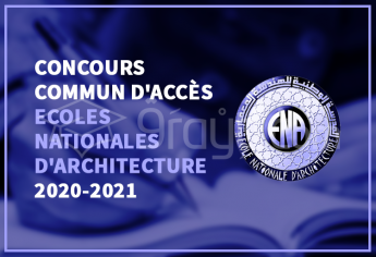 Concours commun d'accès aux Ecoles Nationales d'Architecture (ENA) 2020-2021