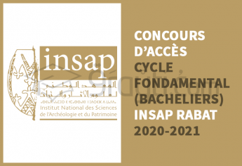 Concours d'accès au cycle fondamental de l'INSAP Rabat pour les bacheliers 2020-2021