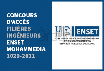 Concours d'accès aux filières d'ingénieurs de l'ENSET Mohammedia 2020-2021