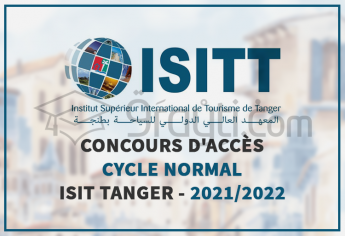 Concours d'accès au cycle normal de l'ISIT Tanger (ISITT) 2021-2022