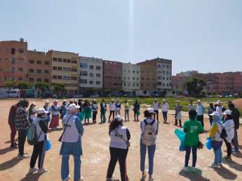 Opération Collecte des Déchets au Quartier Khalil à Hay Mohammadi, Casablanca et à la Forêt Mayssane de Bouskoura
