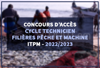 Concours d'accès au cycle Technicien des ITPM 2022-2023
