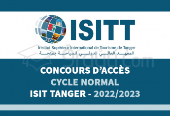 Concours d'accès au cycle normal de l'ISIT Tanger 2022-2023