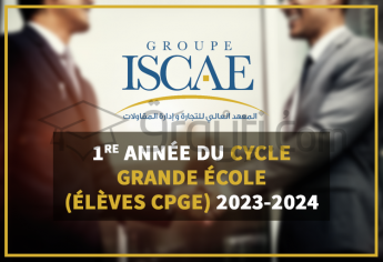 Concours 1re année du cycle Grande École du Groupe ISCAE (élèves CPGE) 2023-2024