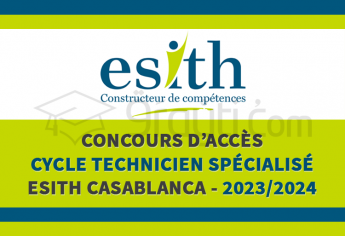 Concours cycle Technicien Spécialisé de l'ESITH Casablanca 2023-2024