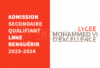 Secondaire Qualifiant du Lycée Mohammed VI d'Excellence (LM6E) de Benguérir 2023-2024