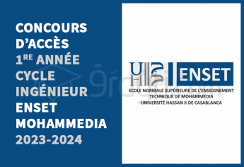 Concours 1re année cycle d'ingénieur de l'ENSET Mohammedia 2023-2024