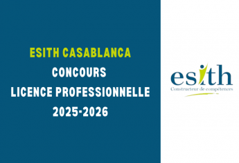 Concours Licence Professionnelle ESITH Casablanca 2025