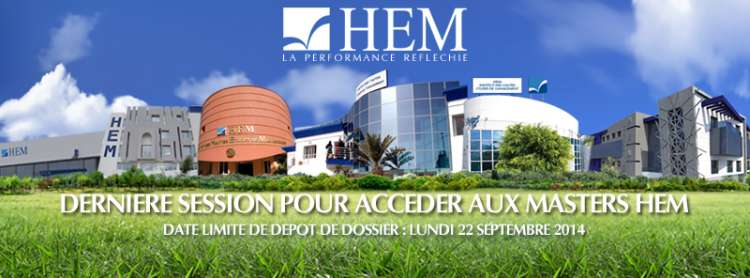 HEM - INSCRIPTIONS AU CONCOURS D' ACCÈS AU MASTER DU PROGRAMME GRANDE ECOLE