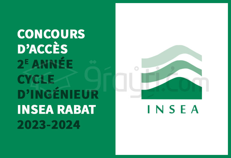 Concours 2e année du cycle d'Ingénieur d'Etat de l'INSEA Rabat 2023-2024